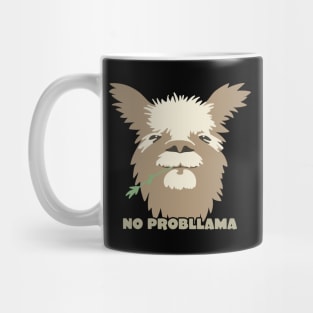 No Probllama Llama Mug